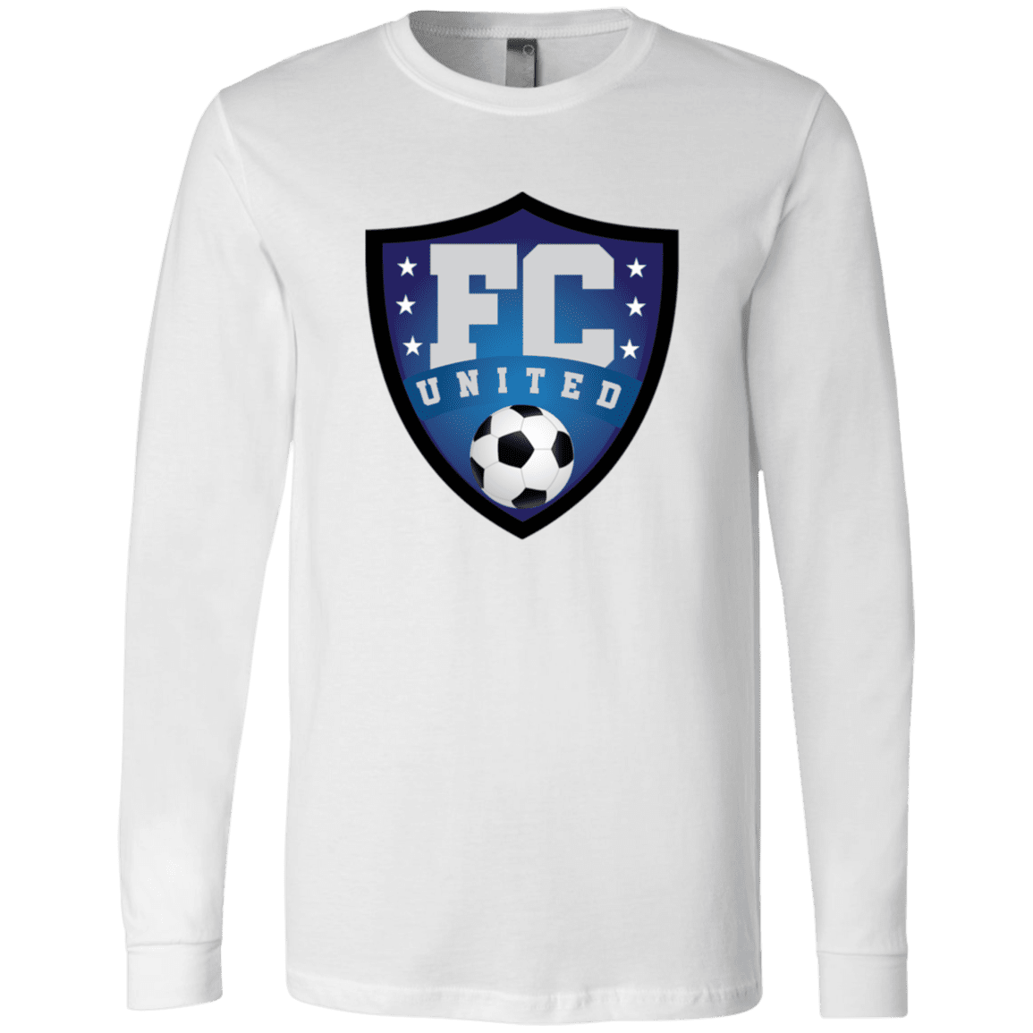 FC United Bella + Canvas Men's LS T-Shirt - 931 Graphics